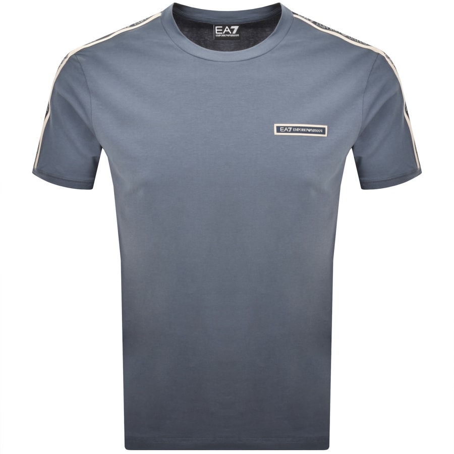Image number 2 for EA7 Emporio Armani Logo T Shirt Blue