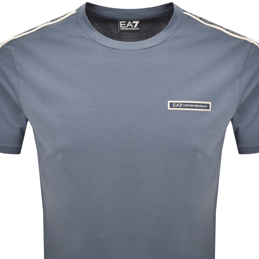 Image number 3 for EA7 Emporio Armani Logo T Shirt Blue