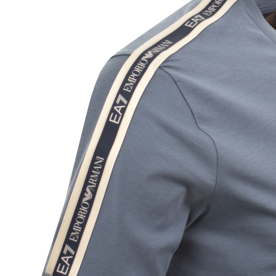 Image number 5 for EA7 Emporio Armani Logo T Shirt Blue
