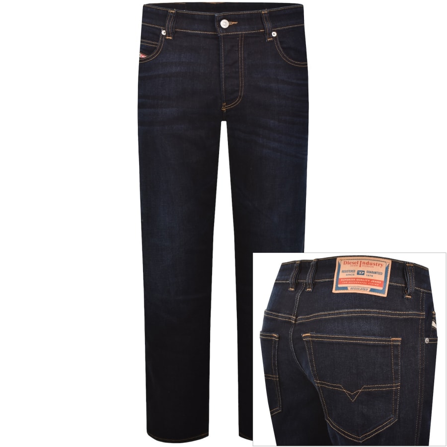 Image number 1 for Diesel 1993 D Vyl Jeans Dark Wash Blue
