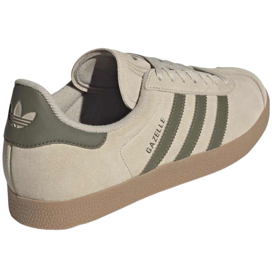 Image number 2 for adidas Originals Gazelle Trainers Khaki Green