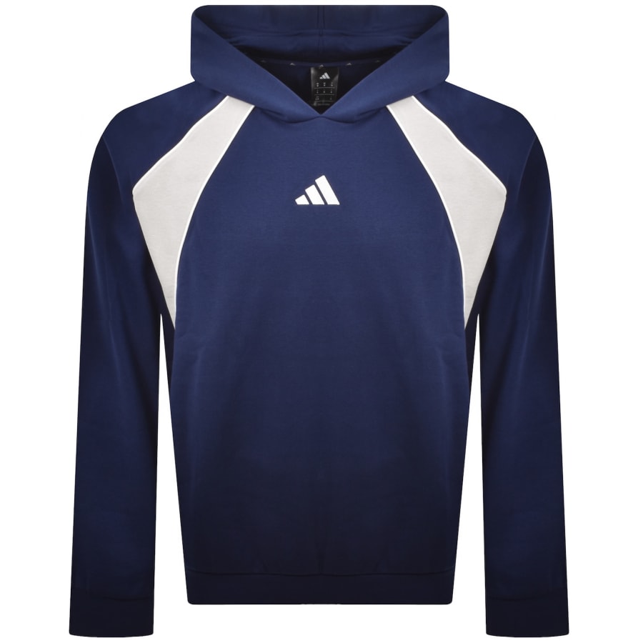 Image number 1 for adidas Sportswear Colourblock Hoodie Navy