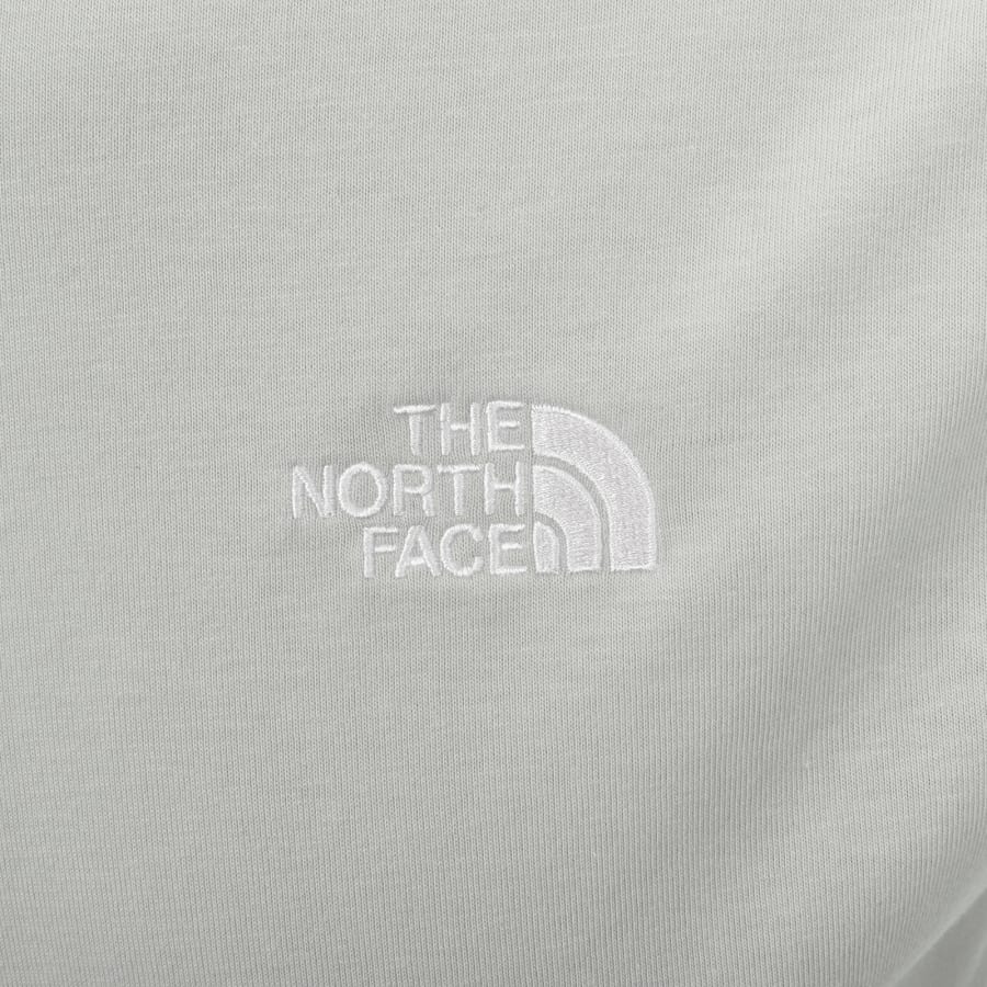 Image number 3 for The North Face Logo T Shirt Grey