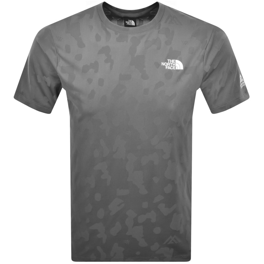 Image number 2 for The North Face Logo T Shirt Grey