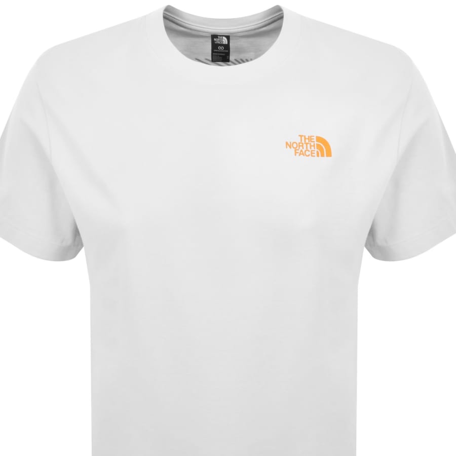 Image number 3 for The North Face Logo T Shirt White