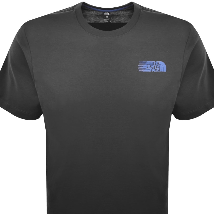 Image number 3 for The North Face Logo T Shirt Grey