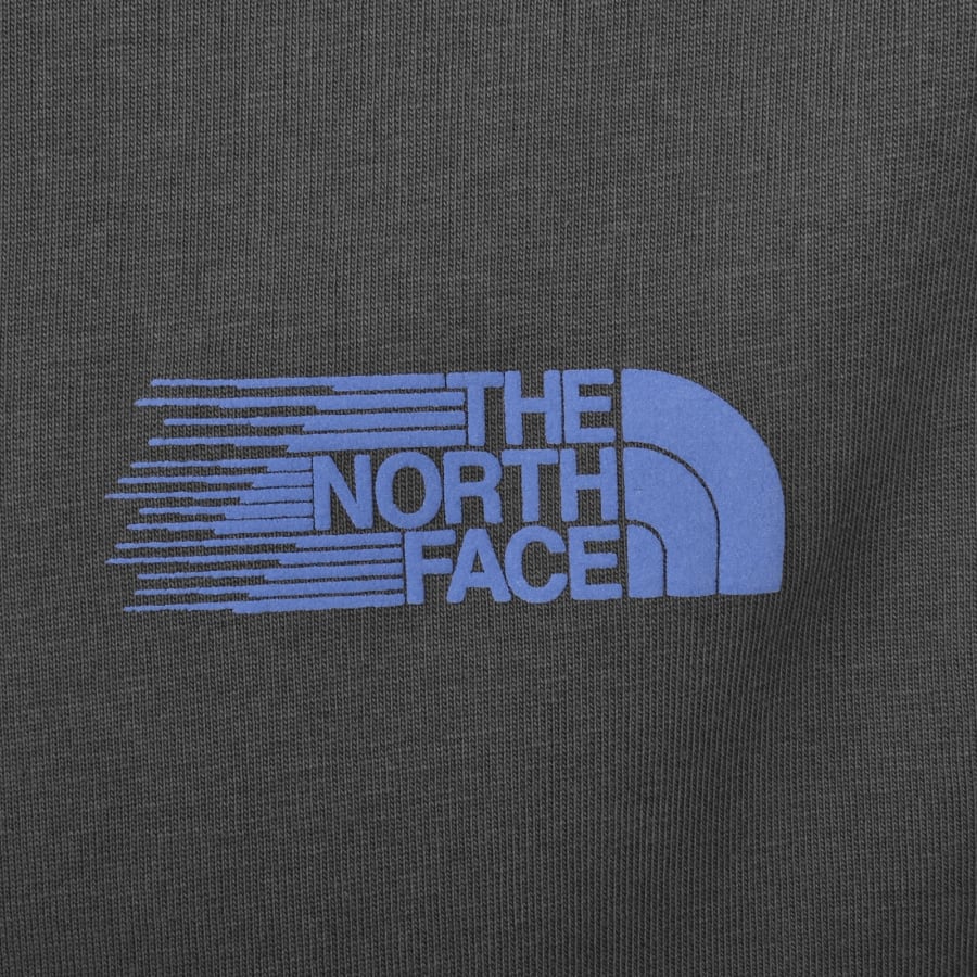 Image number 4 for The North Face Logo T Shirt Grey