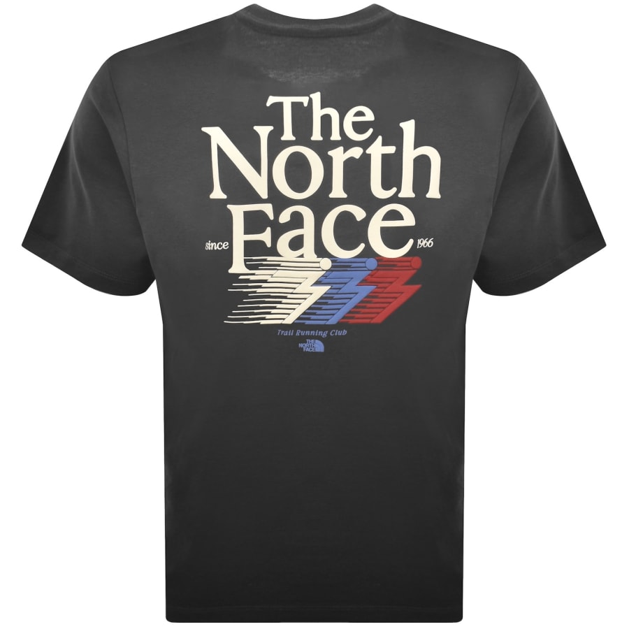 Image number 5 for The North Face Logo T Shirt Grey