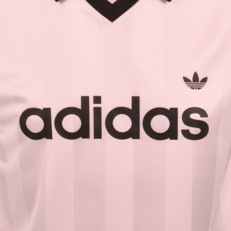 Image number 3 for adidas Originals JSY Polo T Shirt Pink