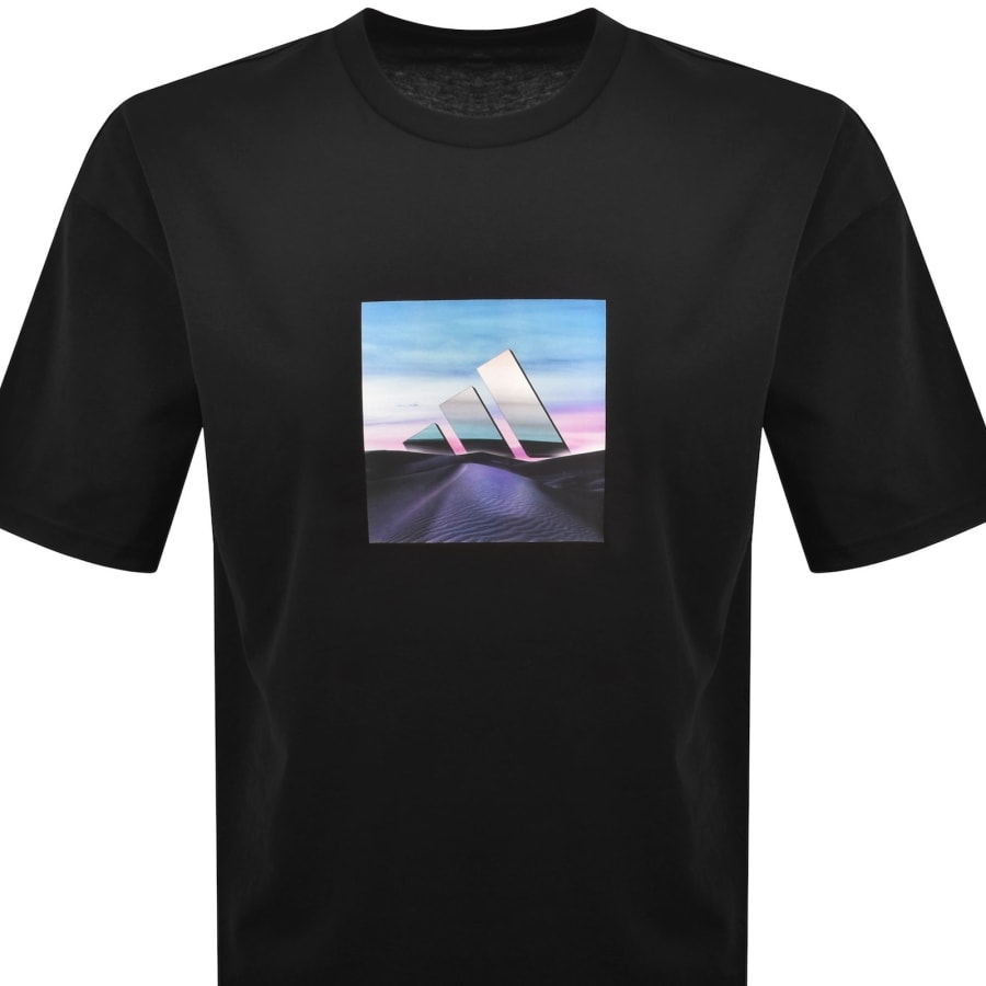 Image number 2 for adidas Originals Heat Graphic T Shirt Black