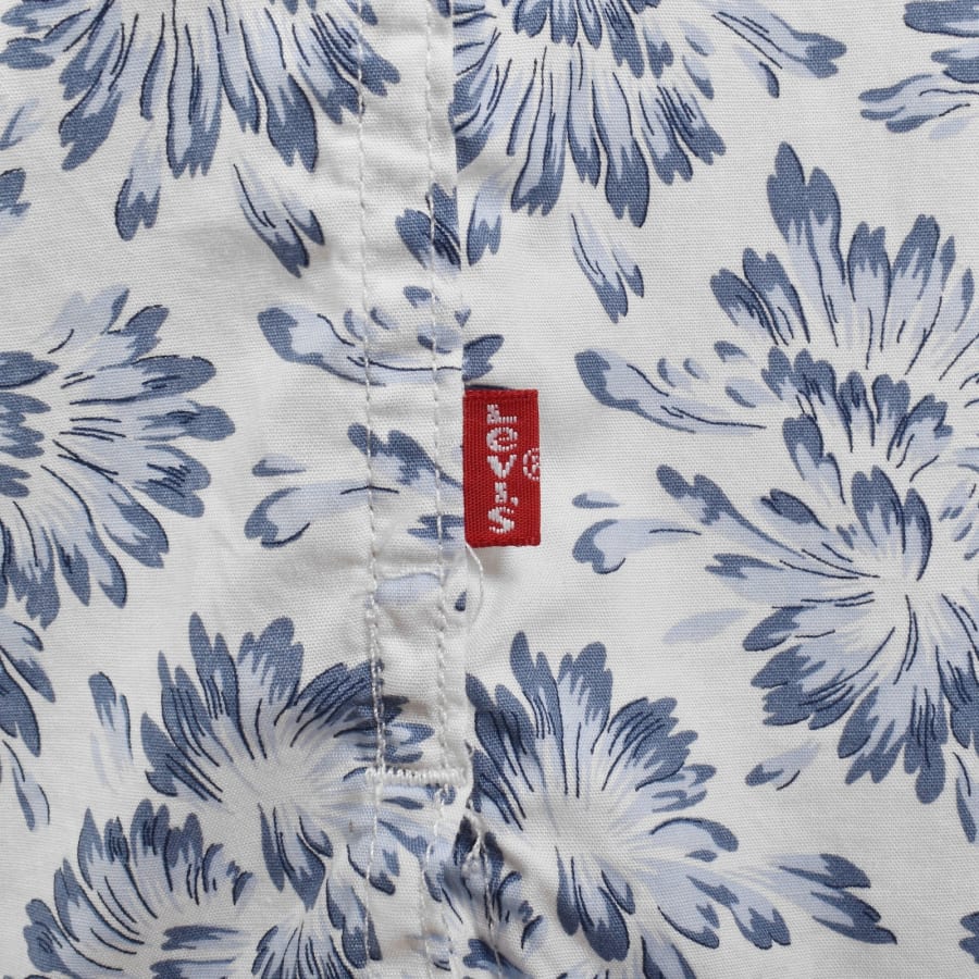 Image number 3 for Levis Sunset Camp Short Sleeved Shirt White