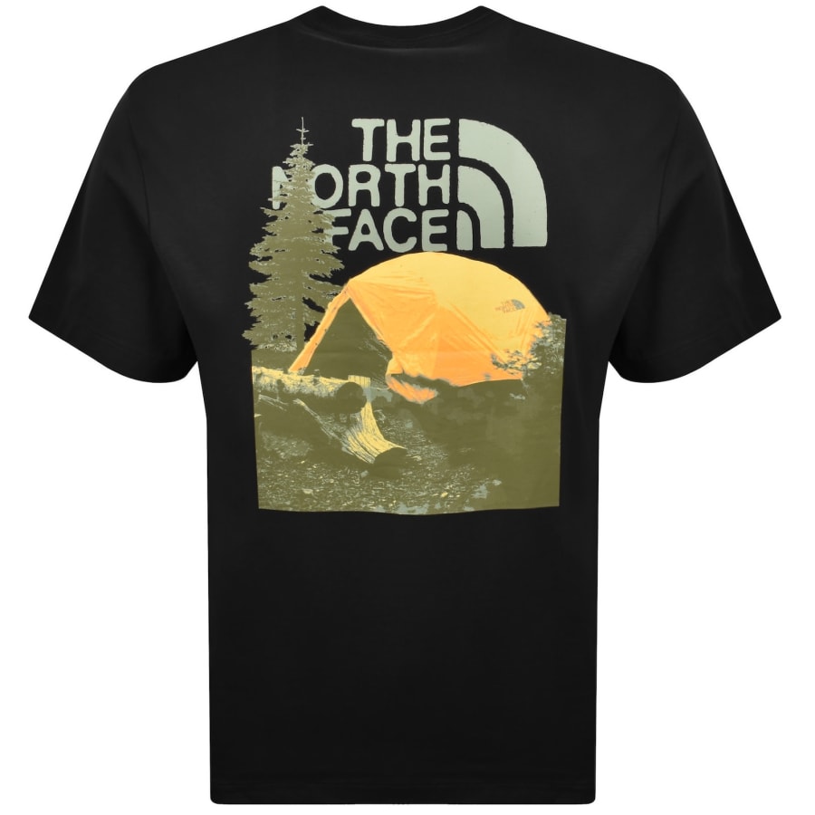 Image number 5 for The North Face Logo T Shirt Black