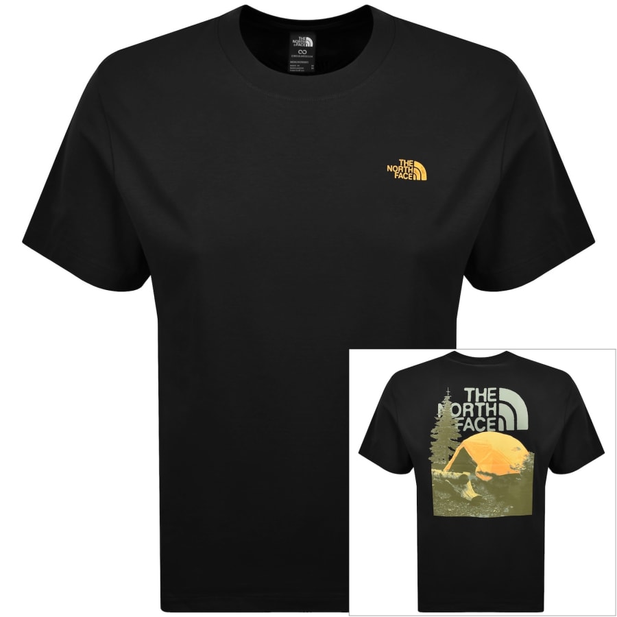 Image number 1 for The North Face Logo T Shirt Black