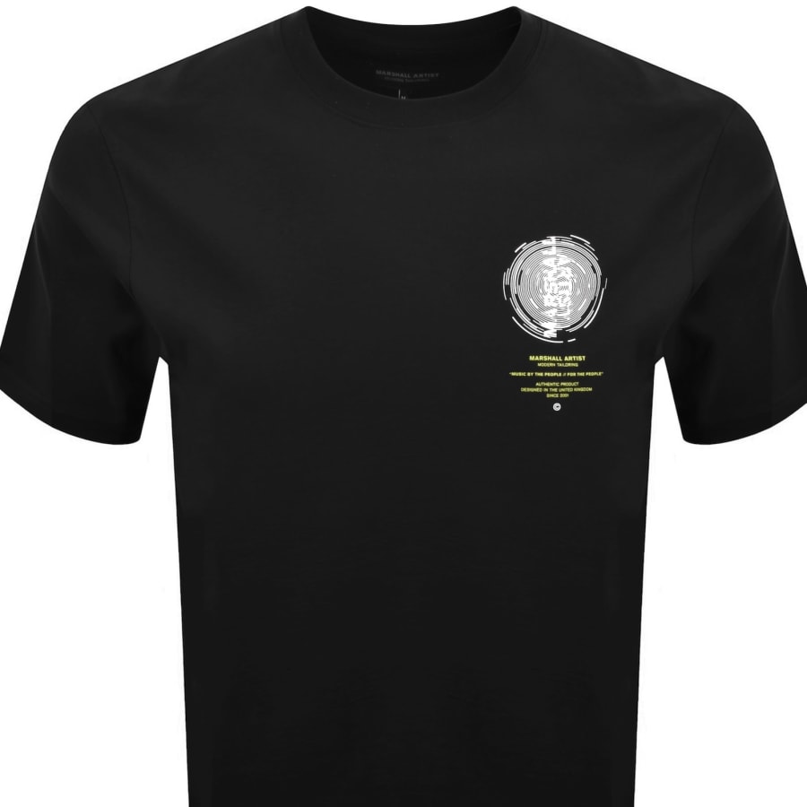 Image number 3 for Marshall Artist Space Face T Shirt Black