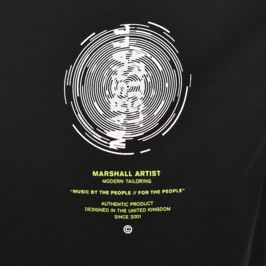 Image number 4 for Marshall Artist Space Face T Shirt Black