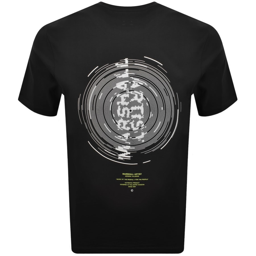 Image number 5 for Marshall Artist Space Face T Shirt Black