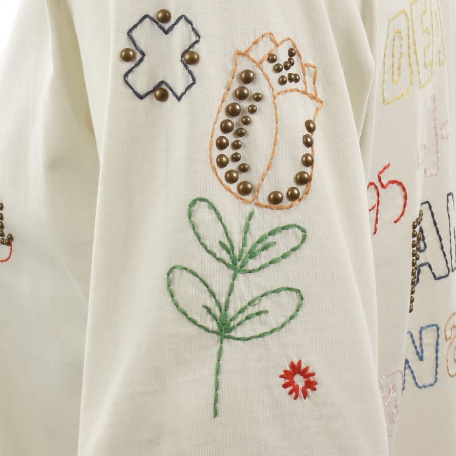 Image number 4 for DSQUARED2 Logo T Shirt Cream