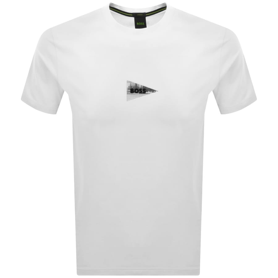 Image number 2 for BOSS Network Photo T Shirt White