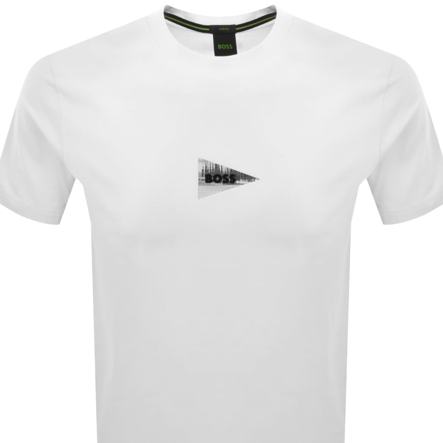 Image number 3 for BOSS Network Photo T Shirt White