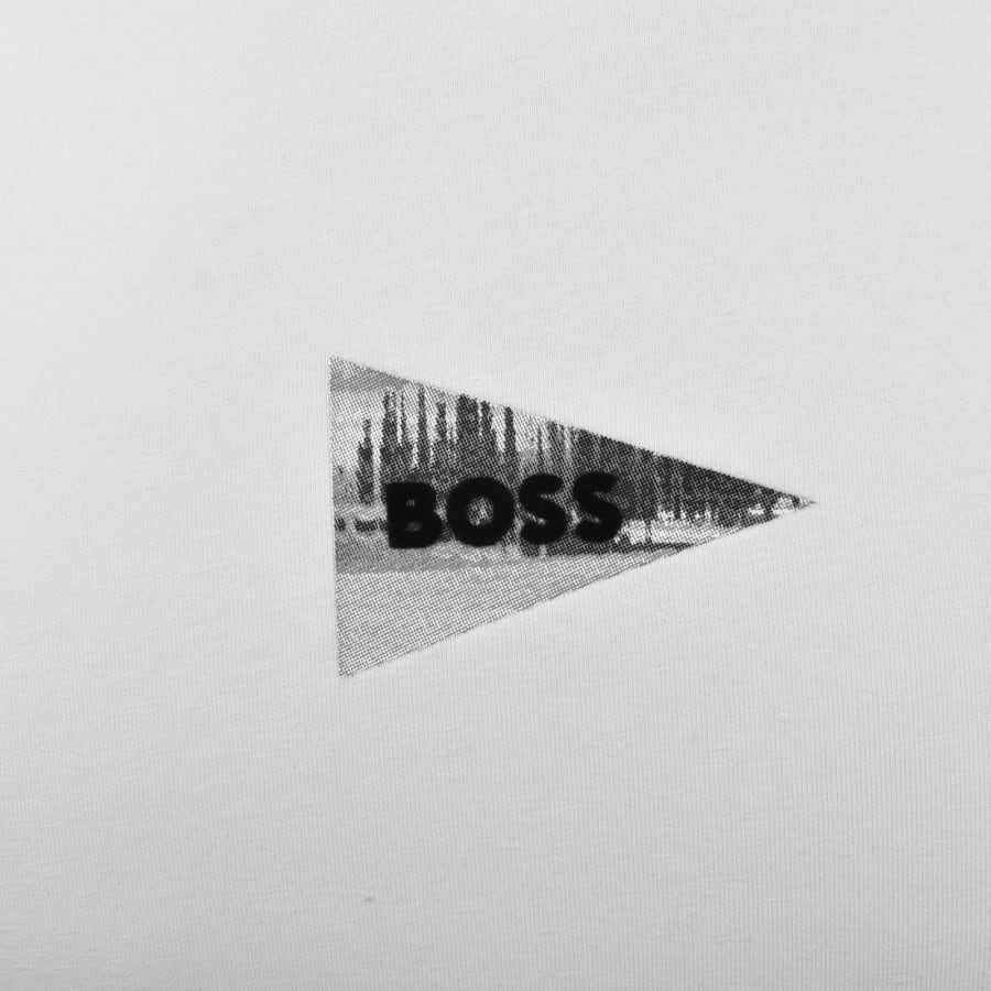 Image number 4 for BOSS Network Photo T Shirt White