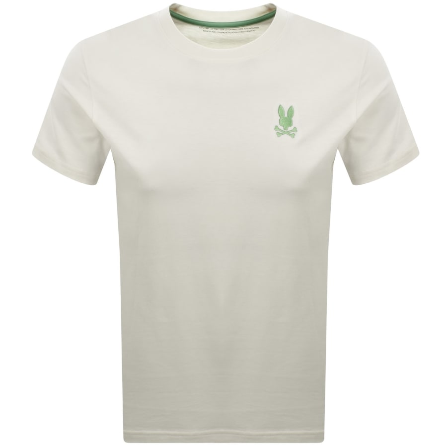 Image number 2 for Psycho Bunny Aiden Back Graphic T Shirt White