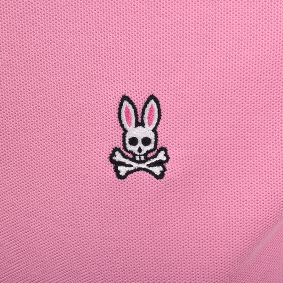 Image number 3 for Psycho Bunny Classic Polo T Shirt Pink