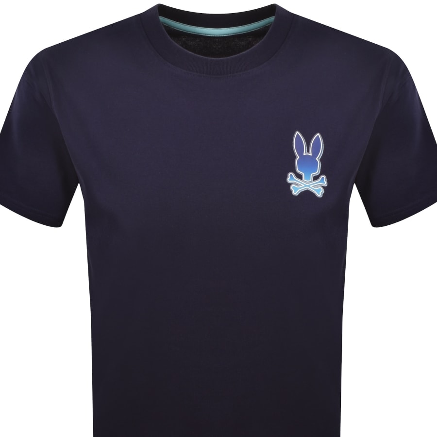 Image number 3 for Psycho Bunny Dax Relaxed Fit T Shirt Navy