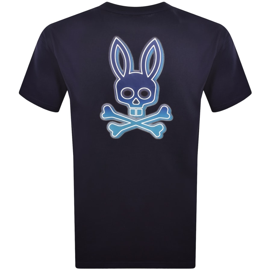 Image number 5 for Psycho Bunny Dax Relaxed Fit T Shirt Navy