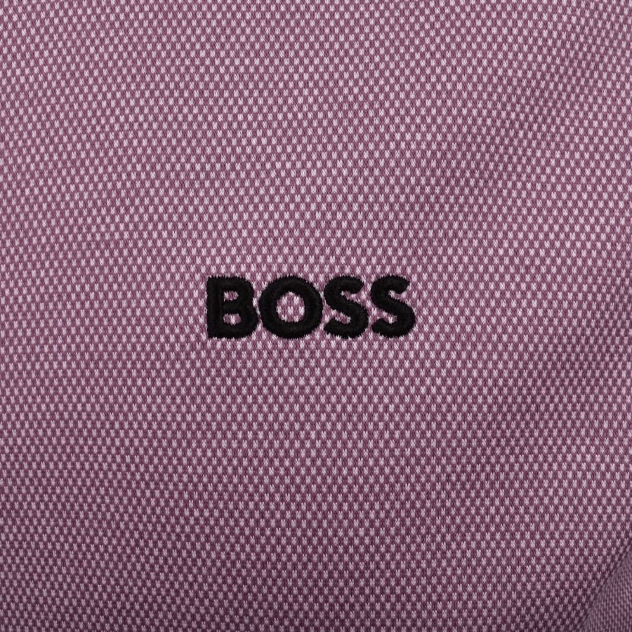 Image number 3 for BOSS ST Motion Short Sleeve Shirt Burgundy