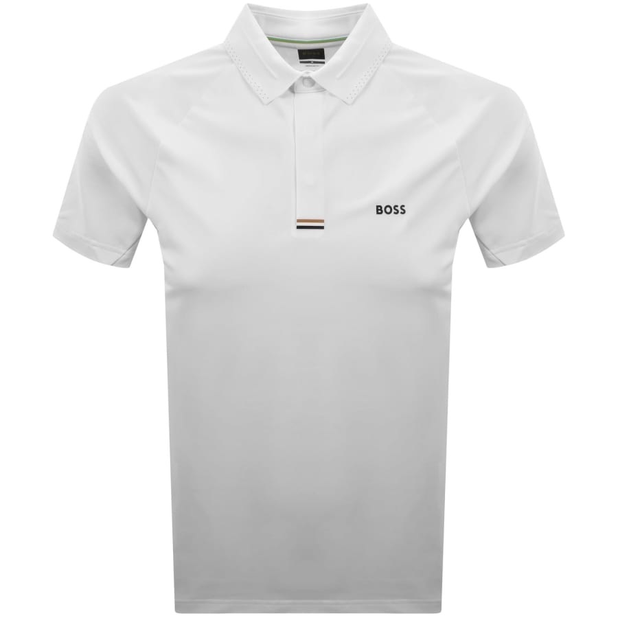 Image number 1 for BOSS GOC Paddytech Polo T Shirt White