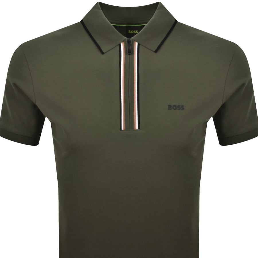 Image number 2 for BOSS Slim Fit Philix Polo T Shirt Green