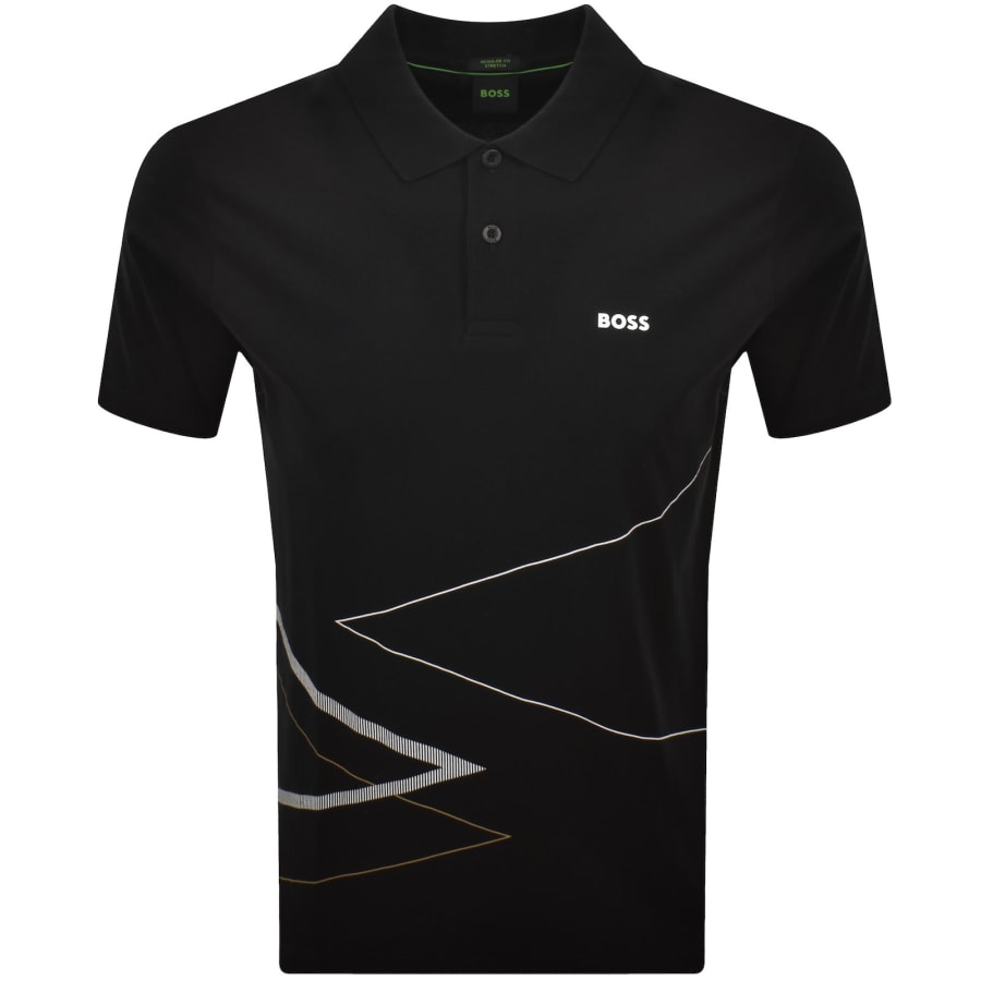 Image number 1 for BOSS GOC Rank 3 Polo T Shirt Black