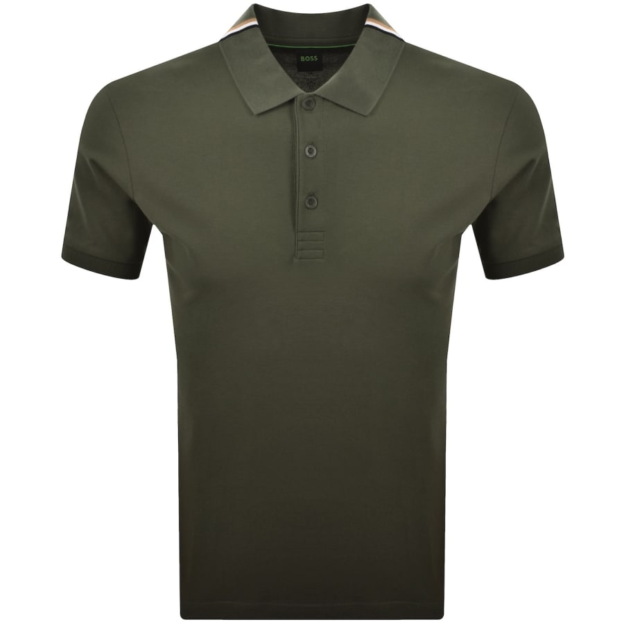 Image number 2 for BOSS PL GOC Rank Polo T Shirt Green