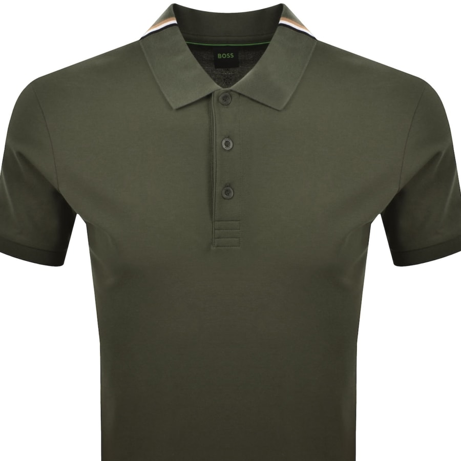 Image number 3 for BOSS PL GOC Rank Polo T Shirt Green