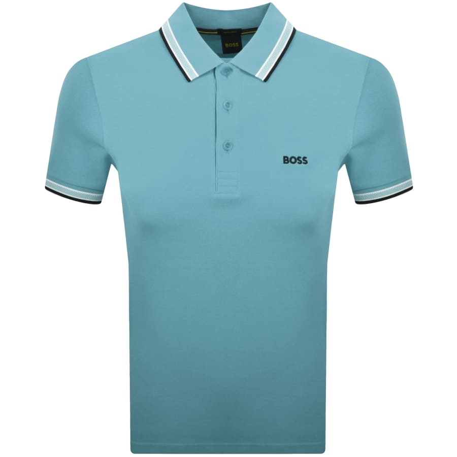 Image number 1 for BOSS Paddy Polo T Shirt Blue