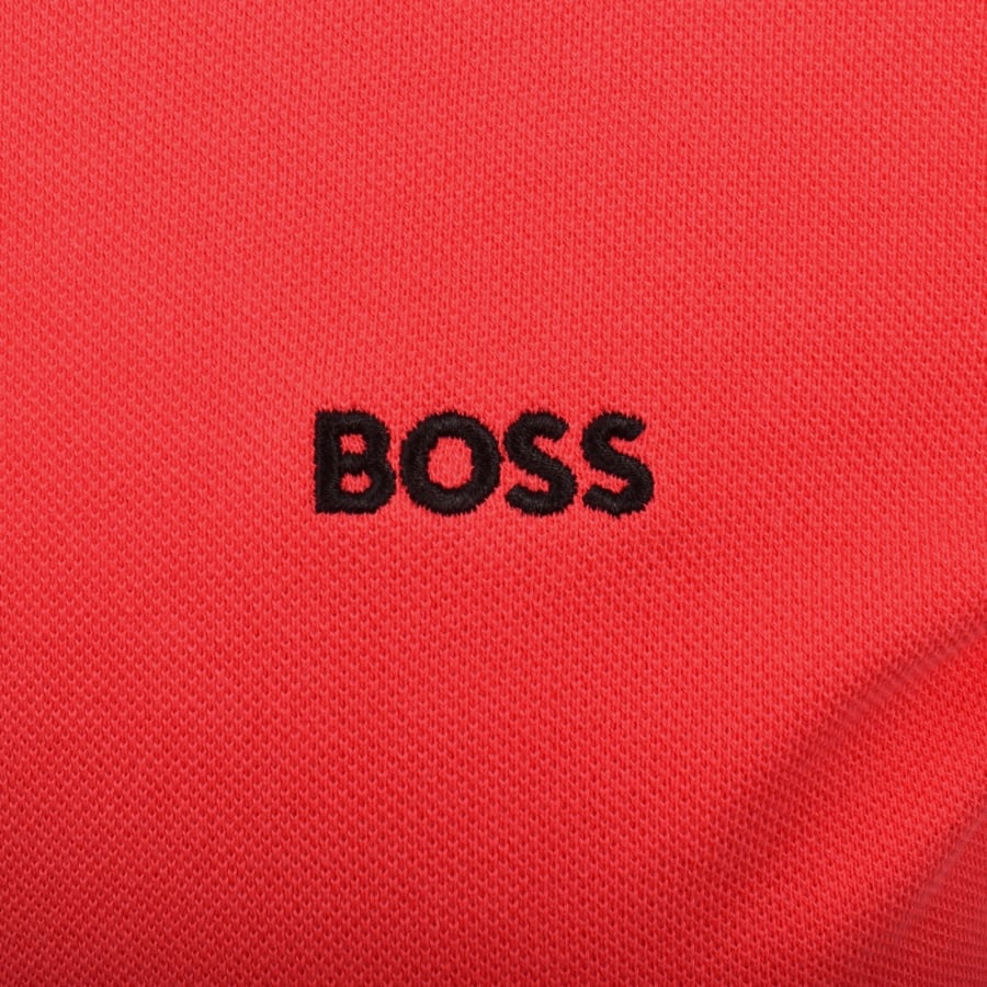 Image number 3 for BOSS Paddy Polo T Shirt Bright Red