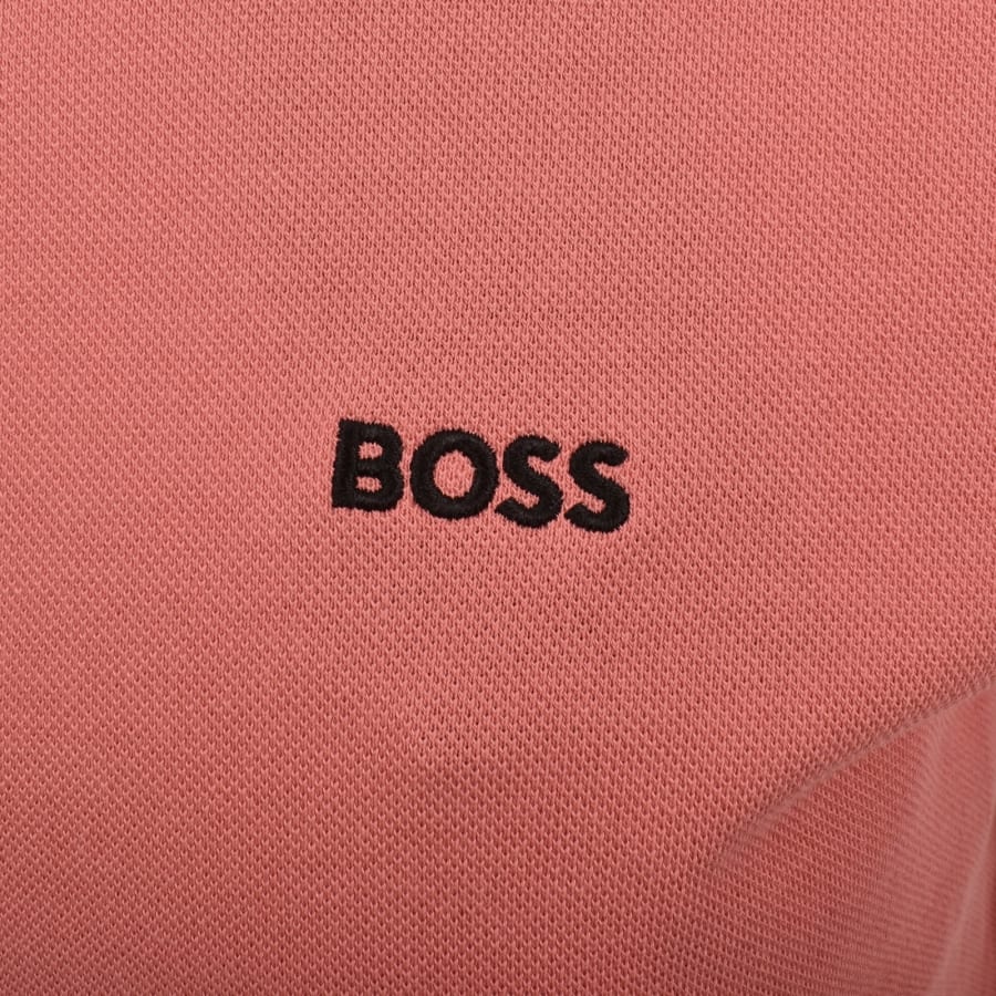 Image number 3 for BOSS Paddy Polo T Shirt Medium Pink