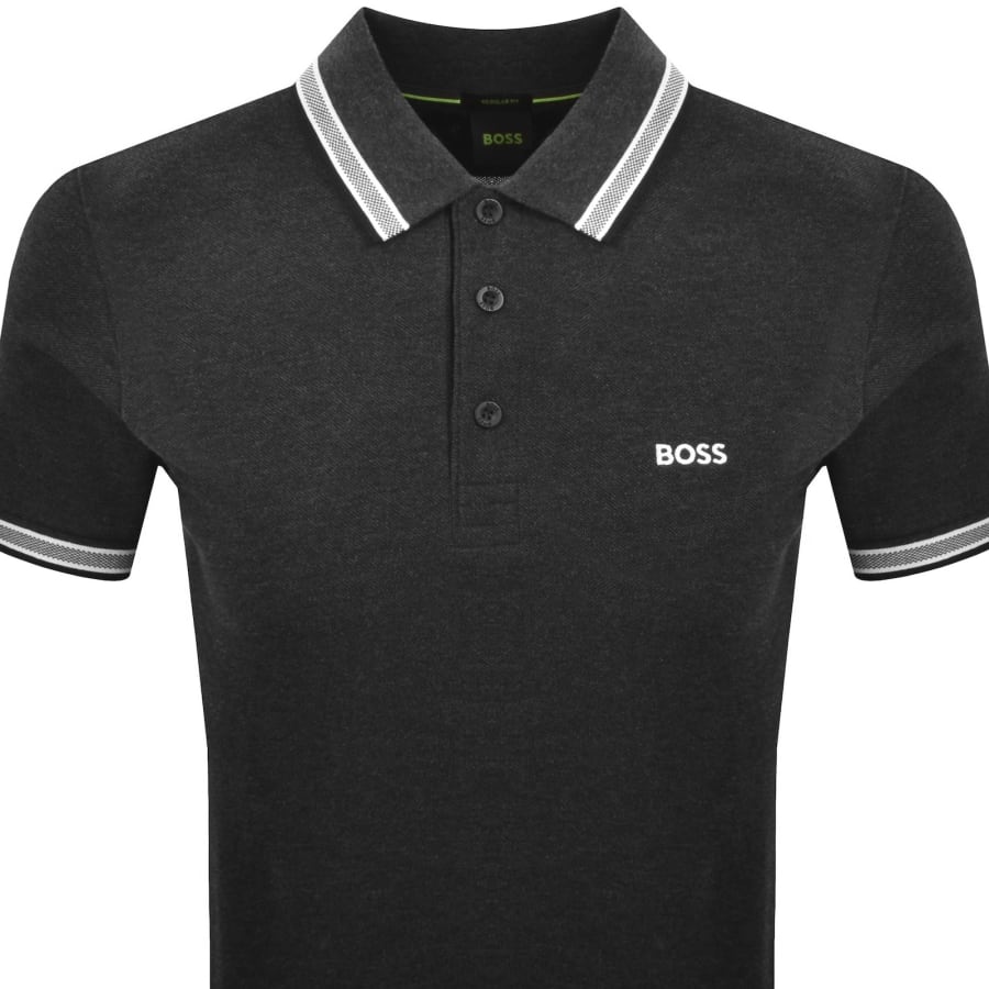 Image number 2 for BOSS Paddy Polo T Shirt Dark Grey