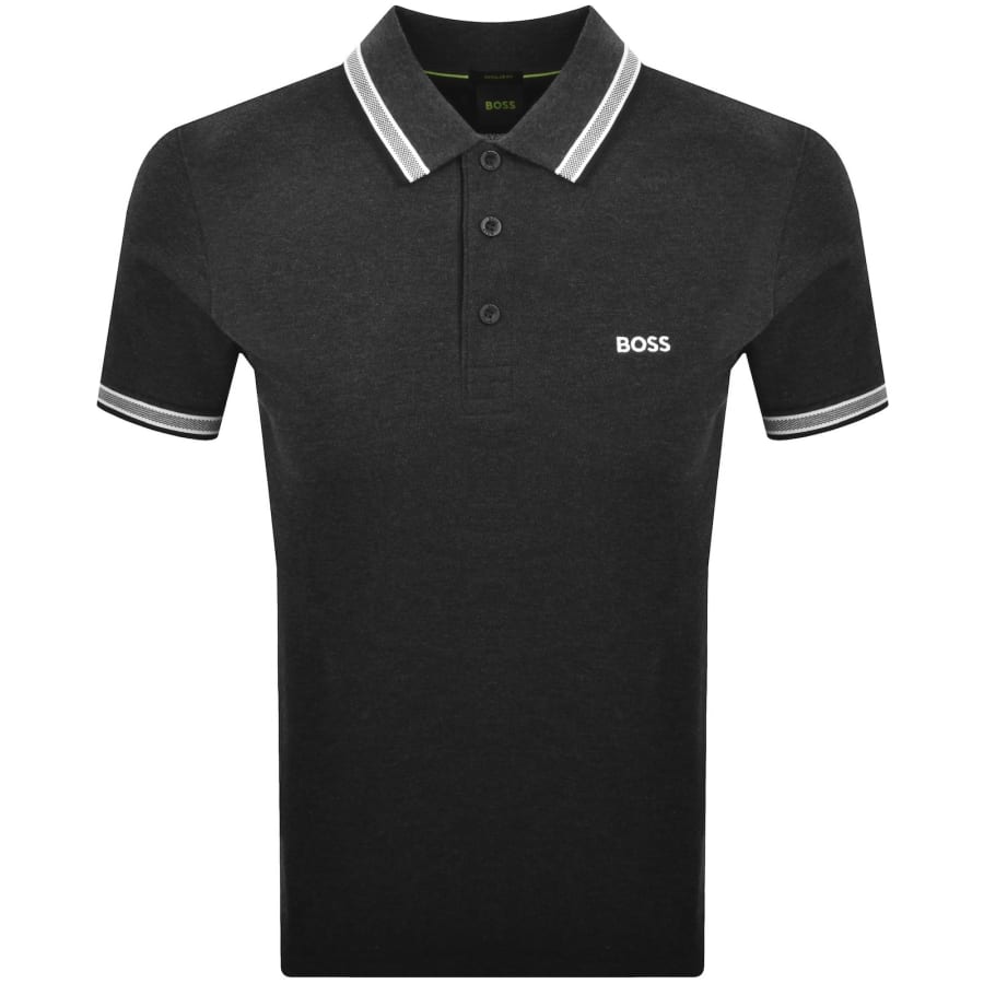 Image number 1 for BOSS Paddy Polo T Shirt Dark Grey