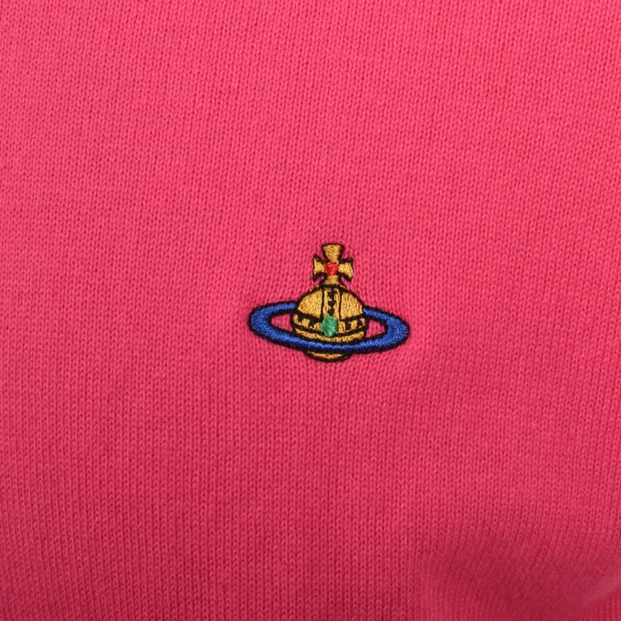 Image number 3 for Vivienne Westwood Knit Polo Pink