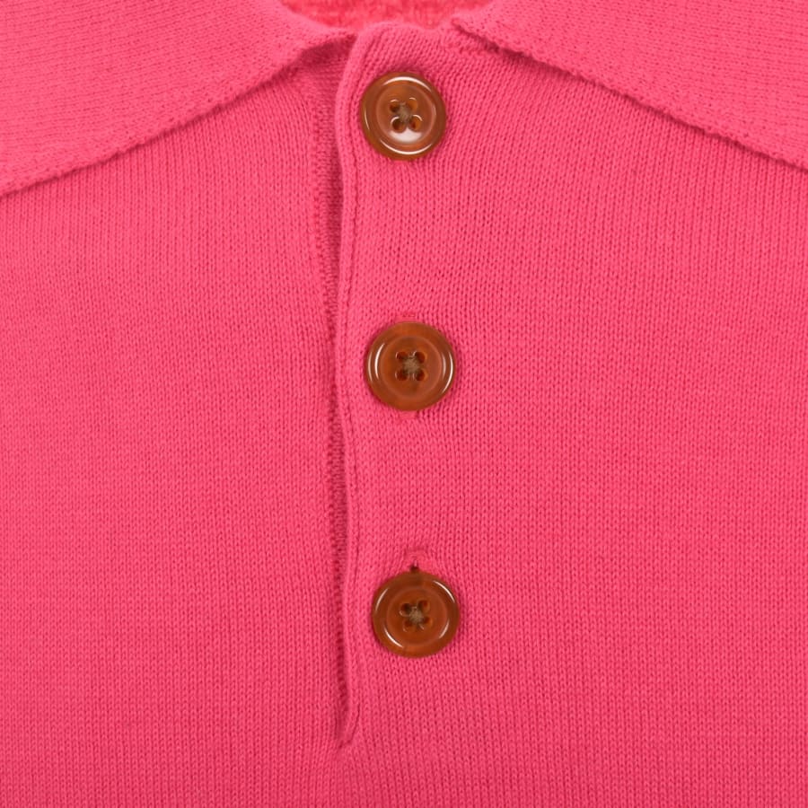Image number 4 for Vivienne Westwood Knit Polo Pink