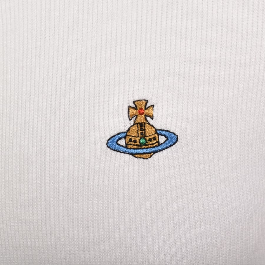 Image number 3 for Vivienne Westwood Ribbed T Shirt White