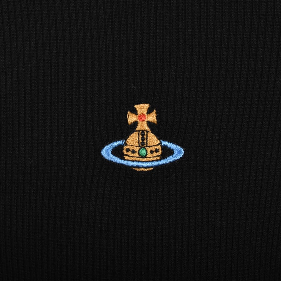 Image number 3 for Vivienne Westwood Ribbed T Shirt Black