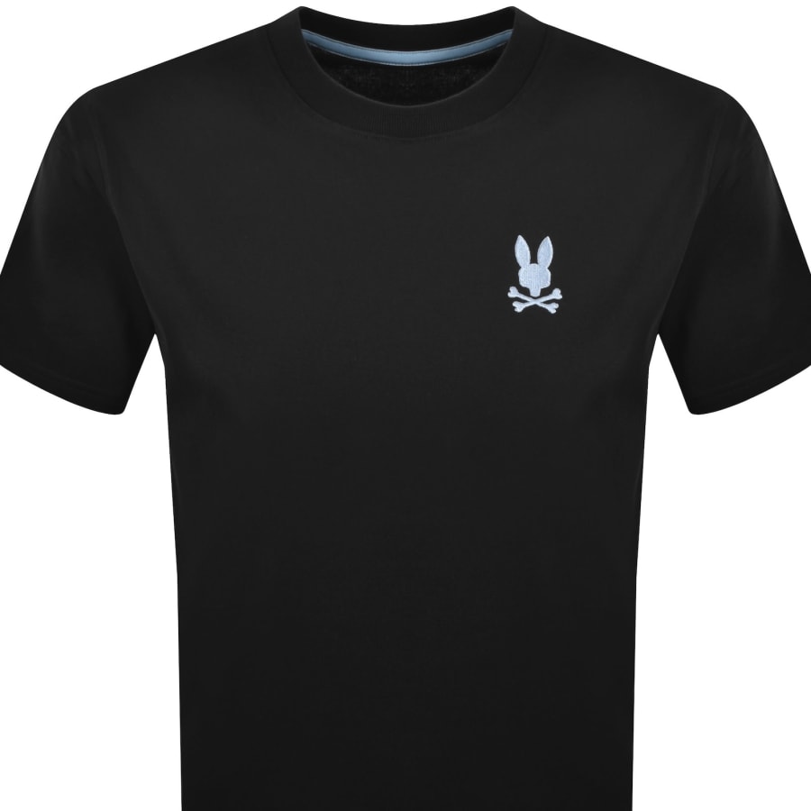 Image number 3 for Psycho Bunny Aiden Back Graphic T Shirt Black