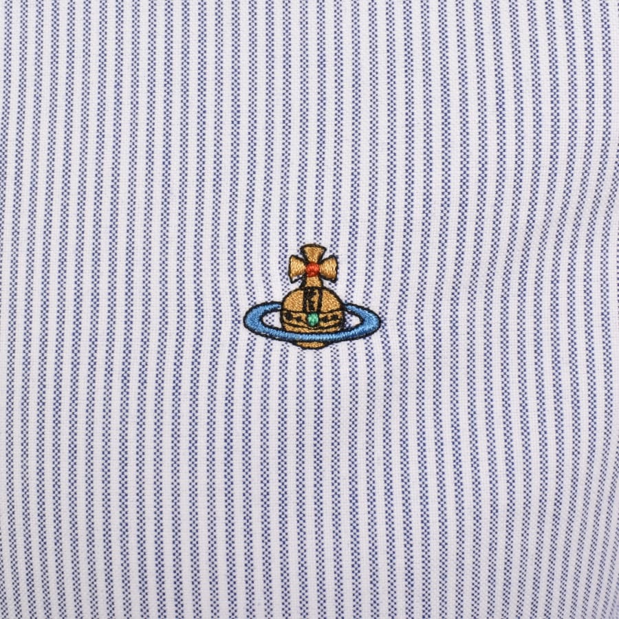 Image number 3 for Vivienne Westwood Krall Long Sleeved Shirt Blue