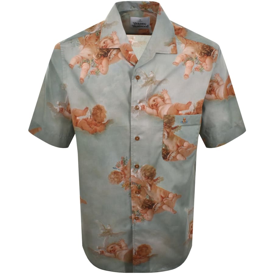 Image number 1 for Vivienne Westwood Bowling Shirt Green