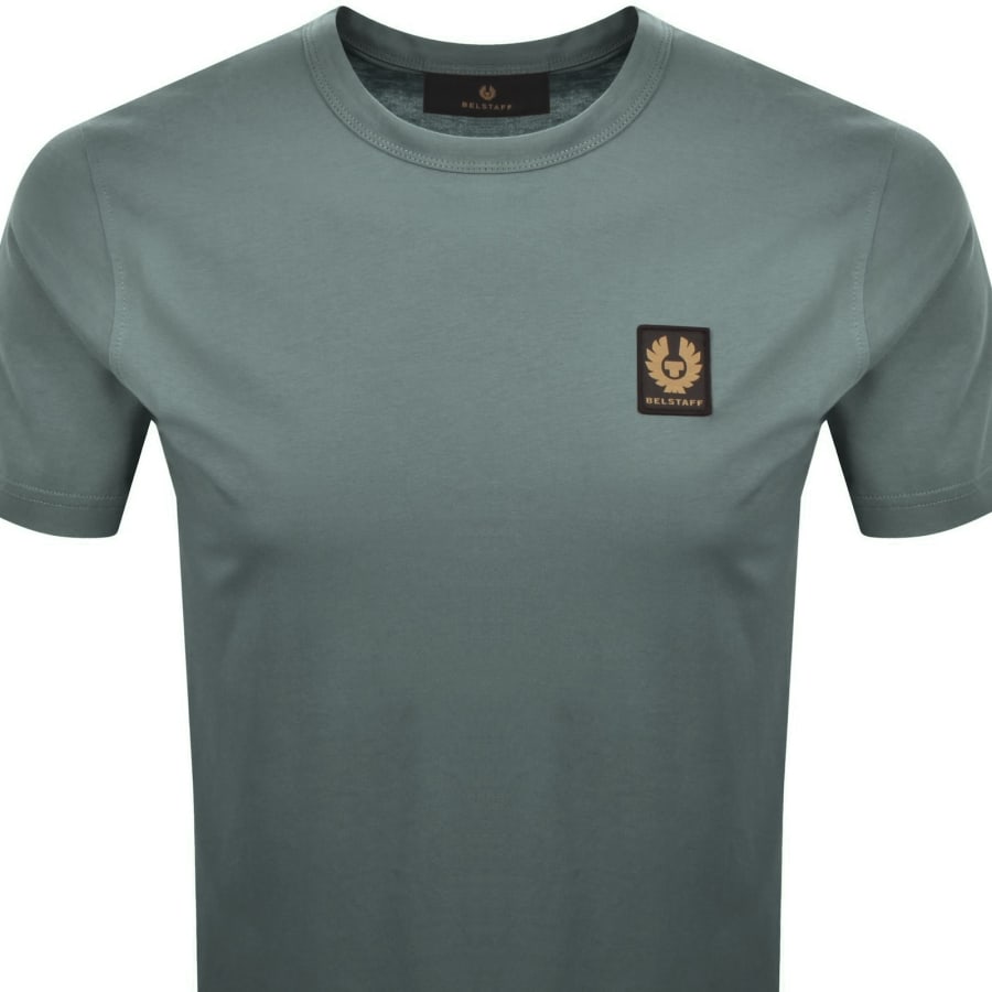 Image number 2 for Belstaff Logo T Shirt Green