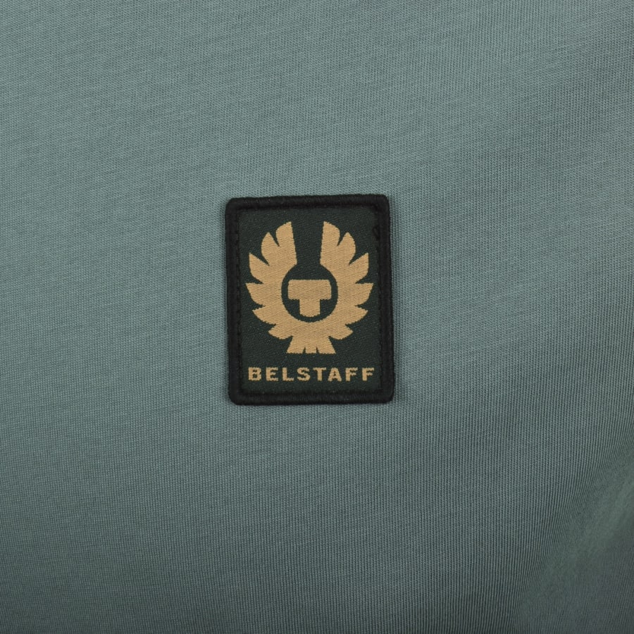 Image number 3 for Belstaff Logo T Shirt Green