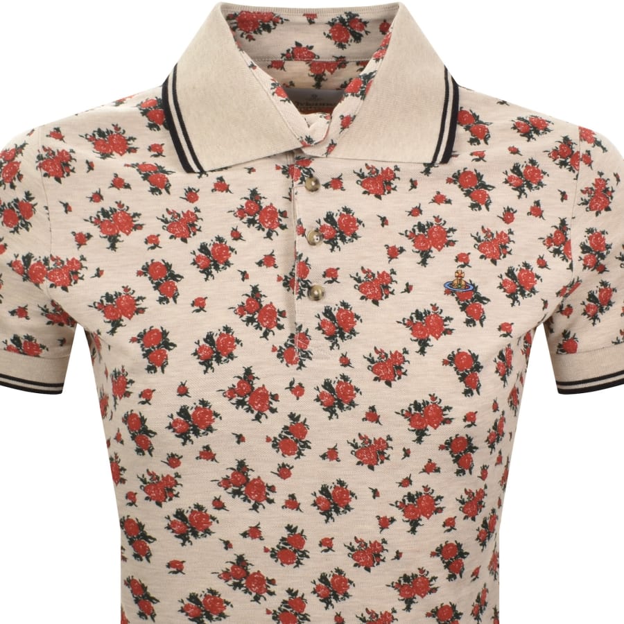 Image number 2 for Vivienne Westwood 2 Button Polo Beige