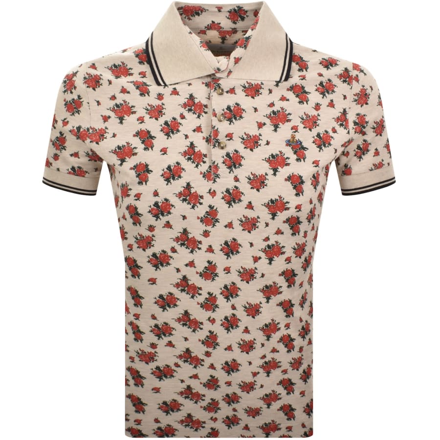 Image number 1 for Vivienne Westwood 2 Button Polo Beige